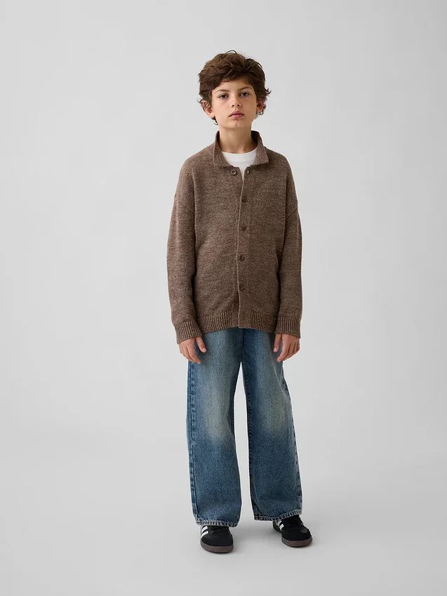 Maglione polo da bambino dalla vestibilità comoda