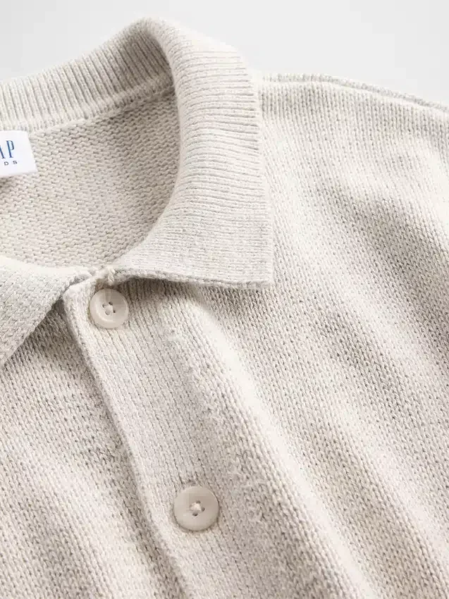 Maglione polo da bambino dalla vestibilità comoda