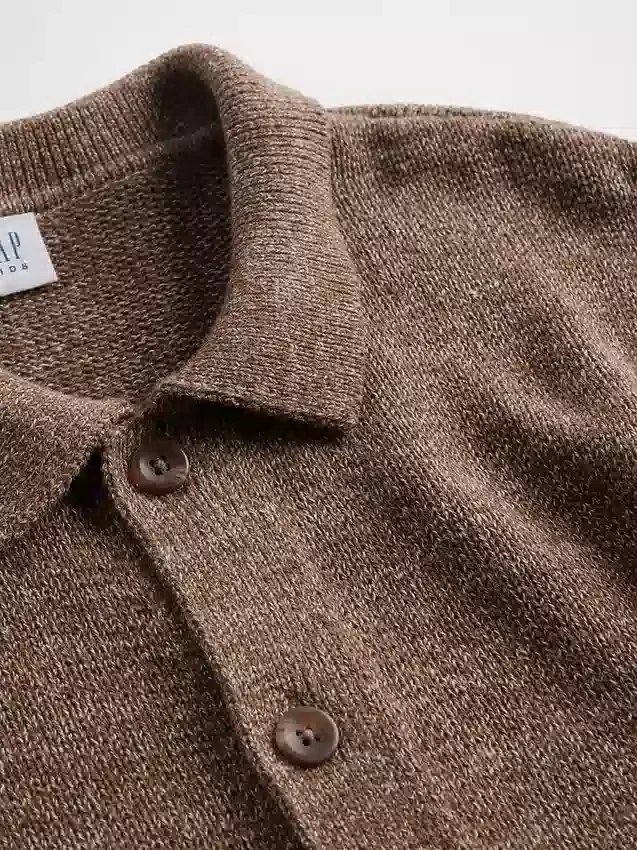 Maglione polo da bambino dalla vestibilità comoda