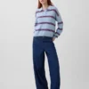 Maglione polo dal taglio morbido in 100% cotone