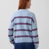 Maglione polo dal taglio morbido in 100% cotone
