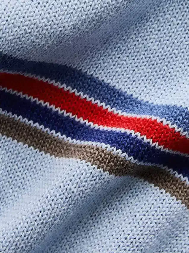 Maglione polo dal taglio morbido in 100% cotone