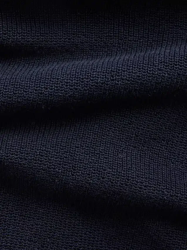 Maglione polo in misto lino