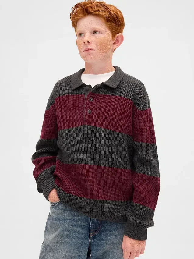 Maglione polo per bambini