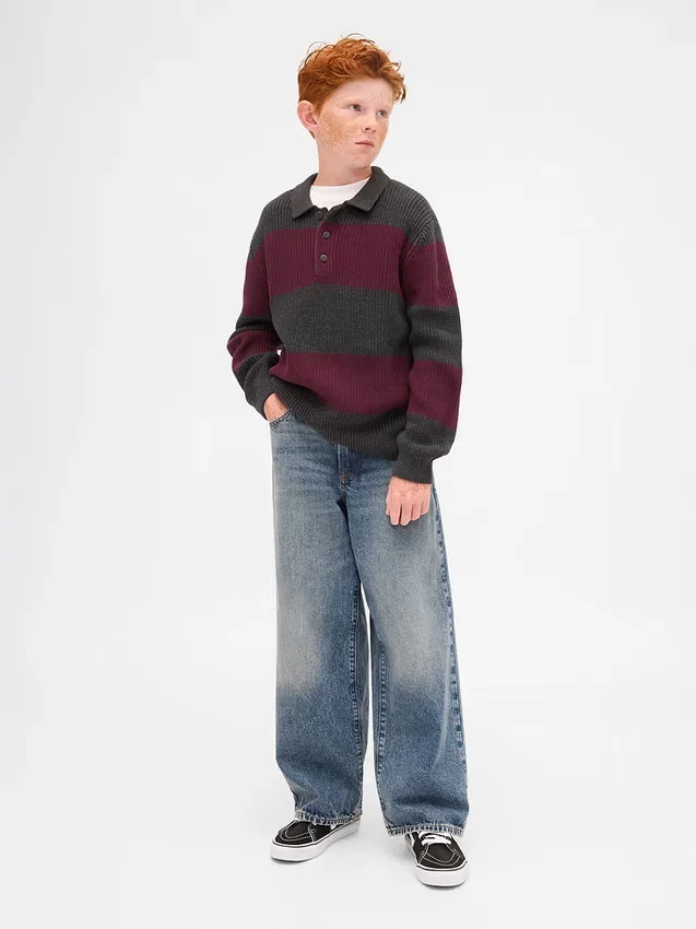 Maglione polo per bambini