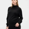 Maglione premaman a collo alto CashSoft