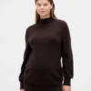 Maglione premaman a collo alto CashSoft
