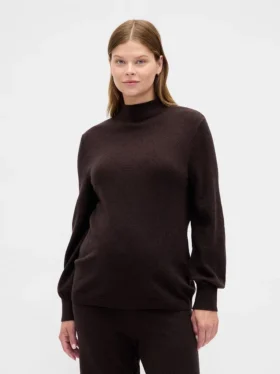 Maglione premaman a collo alto CashSoft