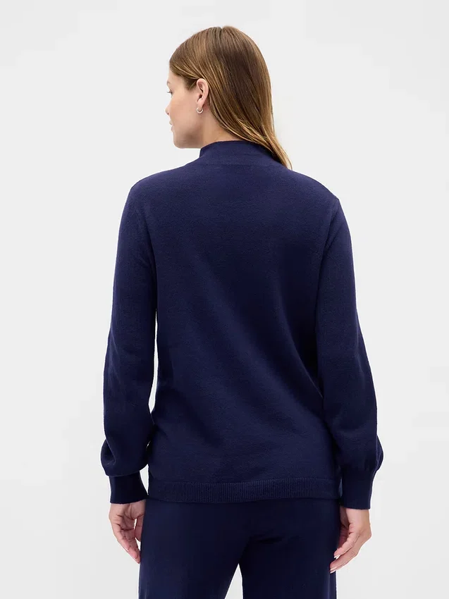 Maglione premaman a collo alto CashSoft