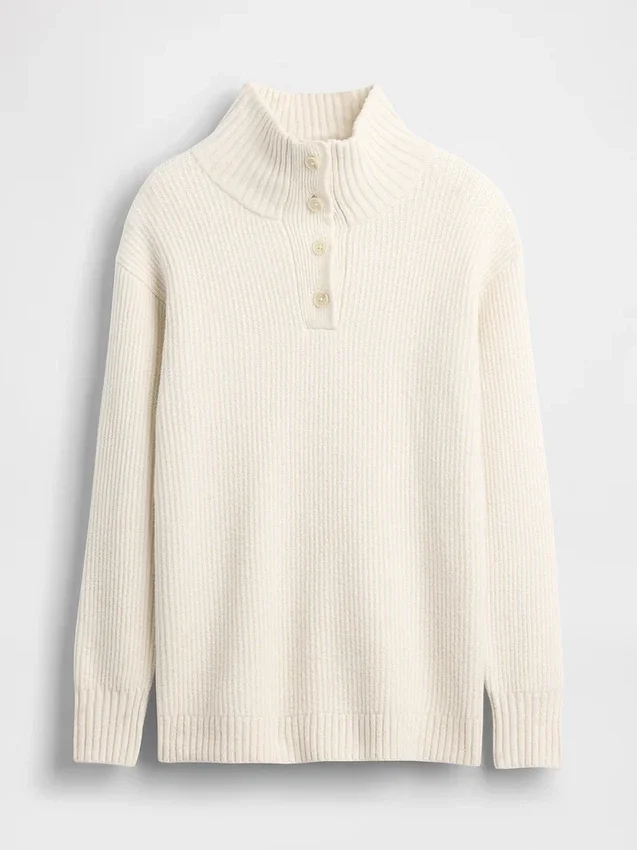 Maglione premaman CashSoft con collo alto