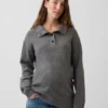 Maglione premaman CashSoft con collo alto