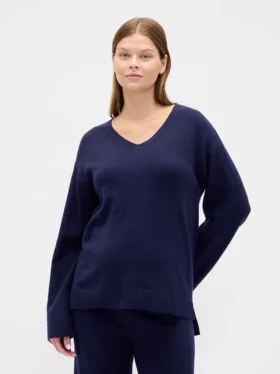 Maglione premaman CashSoft con scollo a V