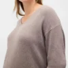 Maglione premaman CashSoft con scollo a V