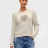 Maglione raglan a girocollo in misto cotone