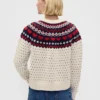 Maglione raglan a girocollo in misto cotone