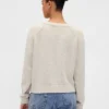 Maglione raglan a girocollo in misto cotone