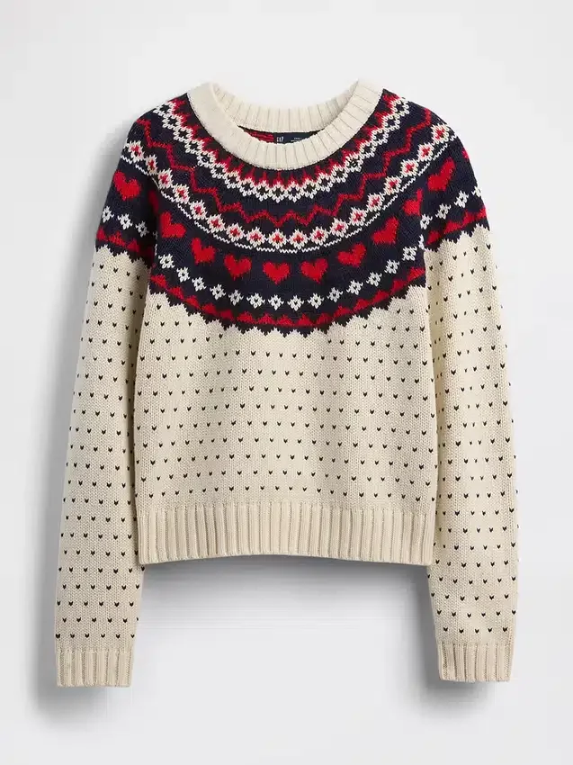 Maglione raglan a girocollo in misto cotone