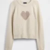 Maglione raglan a girocollo in misto cotone