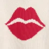 Maglione raglan “Kiss” in 100% cotone