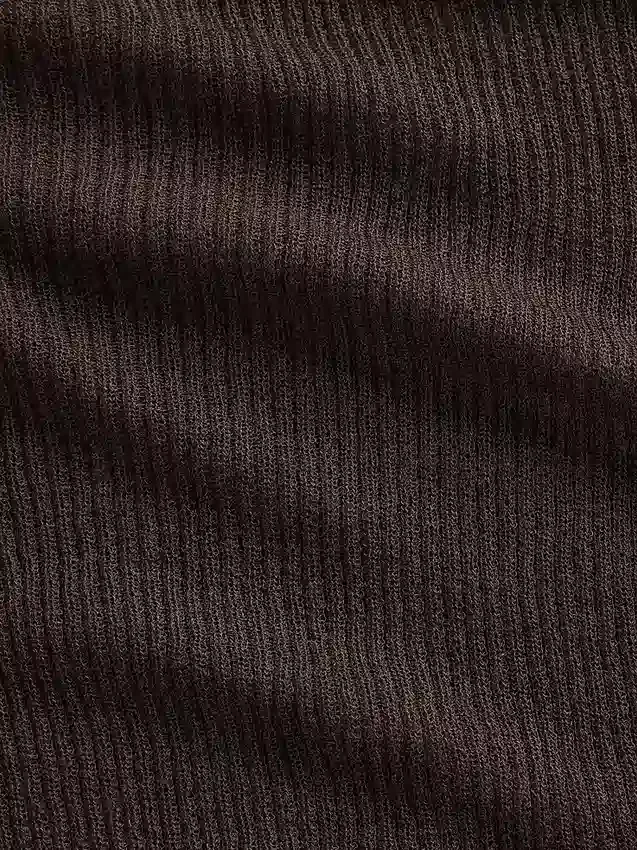 Maglione trasparente a collo alto