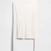 Maglione trasparente a collo alto