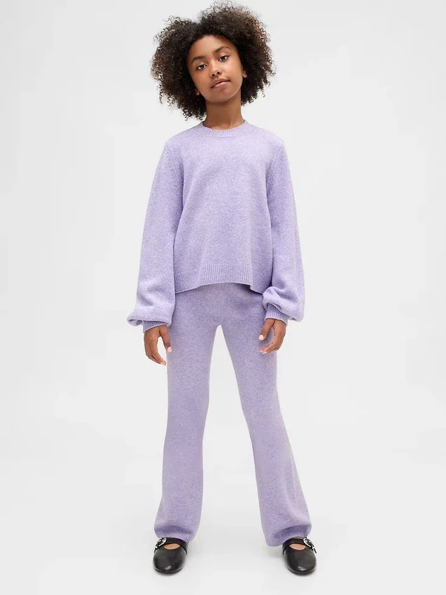 Maglioni svasati in maglia CashSoft per bambini