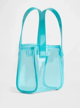 Mini borsa tote con logo Jelly
