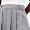 Mini gonna-pantaloncino a pieghe