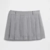 Mini gonna-pantaloncino a pieghe