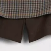 Mini gonna-pantaloncino a spina di pesce