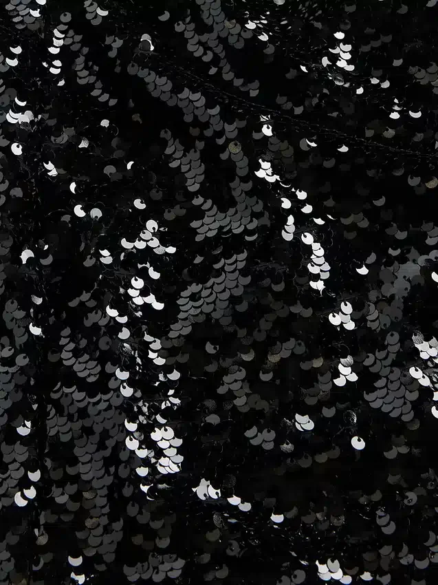Mini gonna-pantaloncino con paillettes