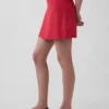 Mini gonna-pantaloncino in misto lino