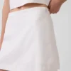 Mini gonna-pantaloncino in misto lino