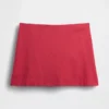 Mini gonna-pantaloncino in misto lino