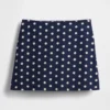 Mini gonna-pantaloncino in misto lino
