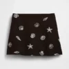 Mini gonna-pantaloncino in misto lino