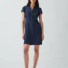 Miniabito a camicia con vita impero