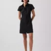 Miniabito a camicia con vita impero