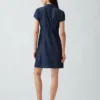 Miniabito a camicia con vita impero