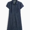 Miniabito a camicia con vita impero