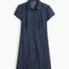 Miniabito a camicia con vita impero