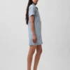 Miniabito a camicia in denim morbidissimo
