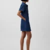 Miniabito a camicia in denim morbidissimo