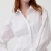 Miniabito a camicia plissettato