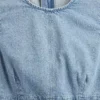Miniabito a tubino in denim