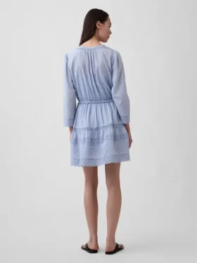 Miniabito con bordi in pizzo