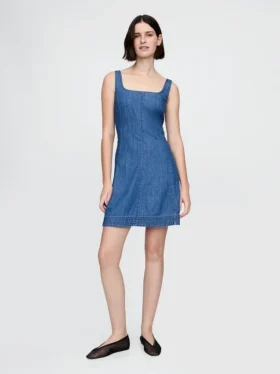 Miniabito in denim