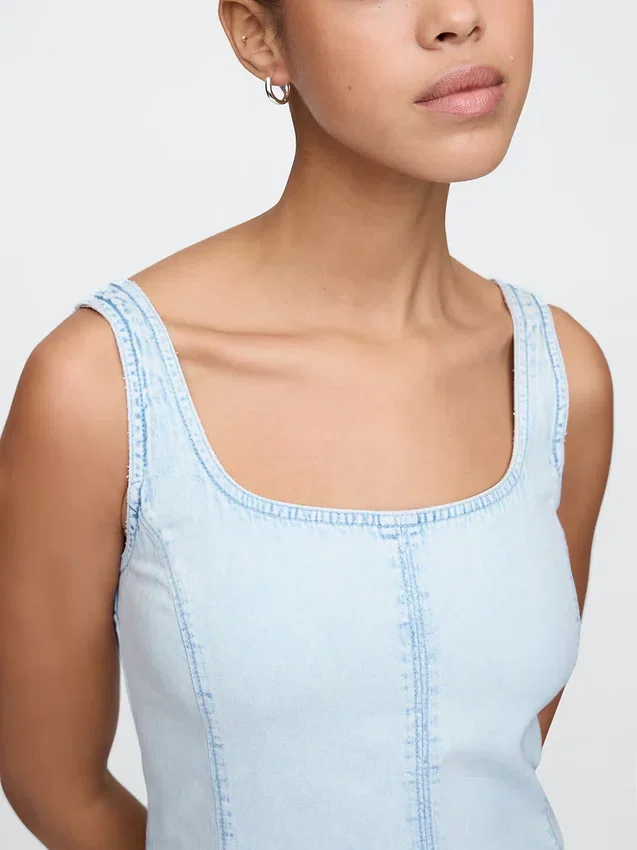 Miniabito in denim