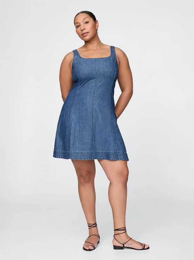 Miniabito in denim