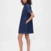 Miniabito in denim ultra morbido